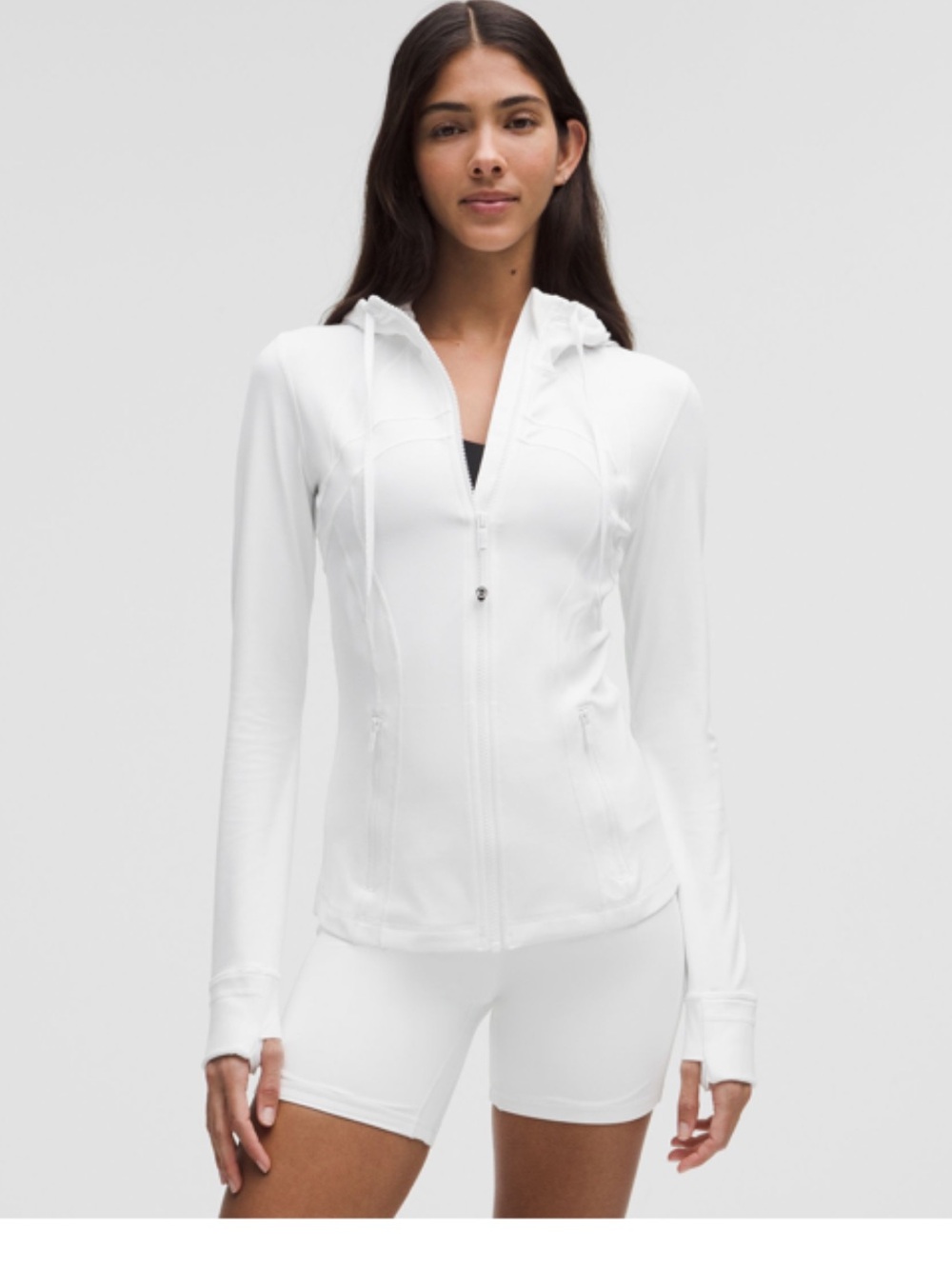 lululemon athletica White define nulu Hooded Jacket